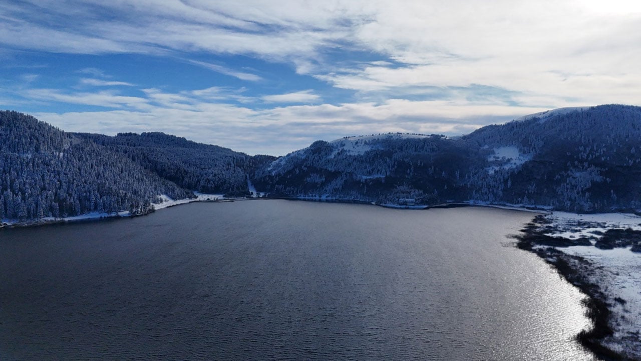 Foto - Abant beyaza gömüldü! Ortaya çıkan manzara hayran bıraktı