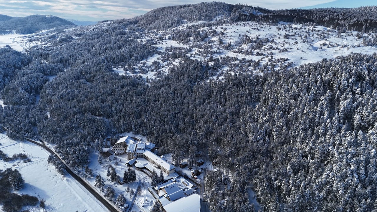 Foto - Abant beyaza gömüldü! Ortaya çıkan manzara hayran bıraktı