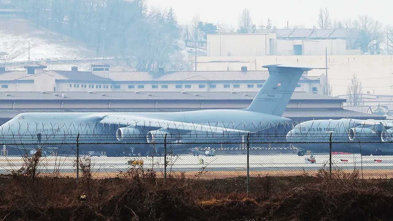 Foto - ABD askeri üssünde fosfor paniği
