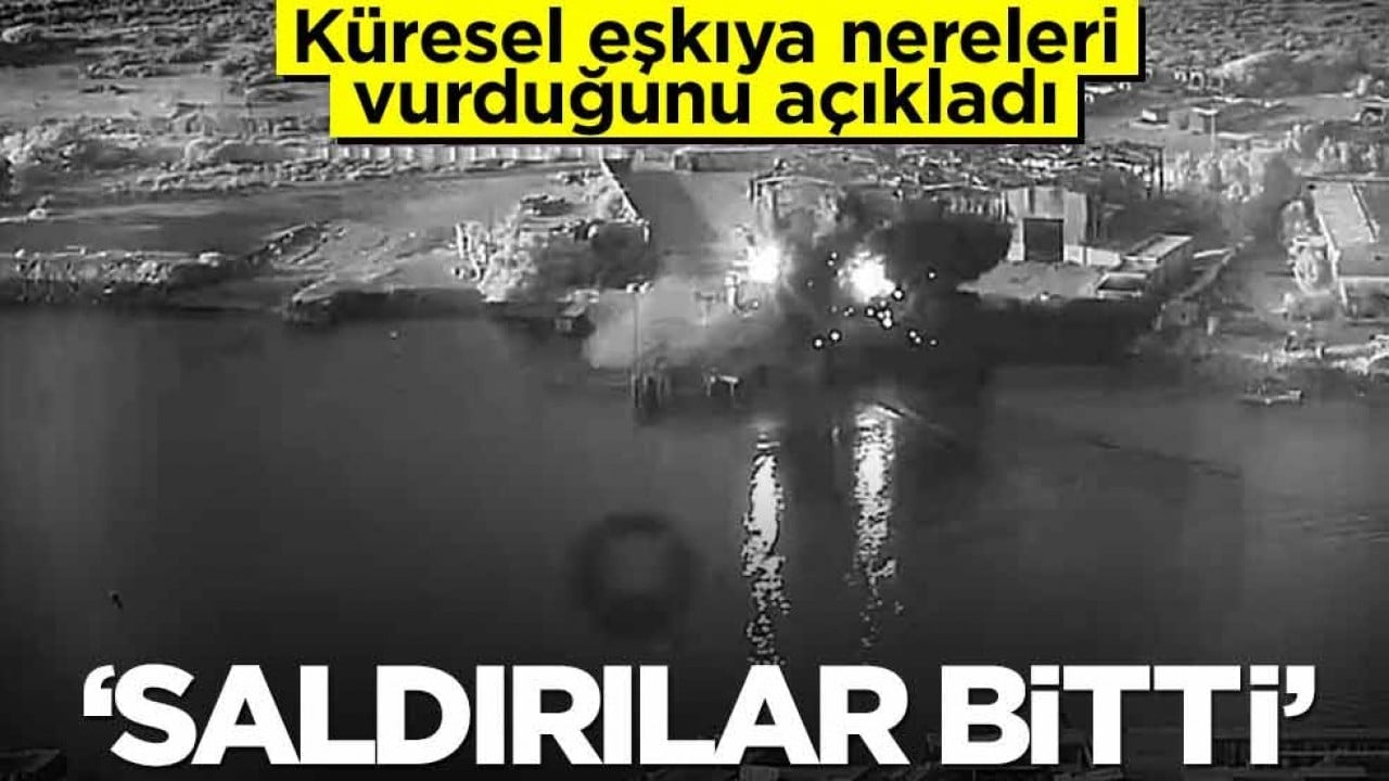 ABD İran'da nereleri vurduğunu açıkladı! 'Saldırılarımız bitmiştir'