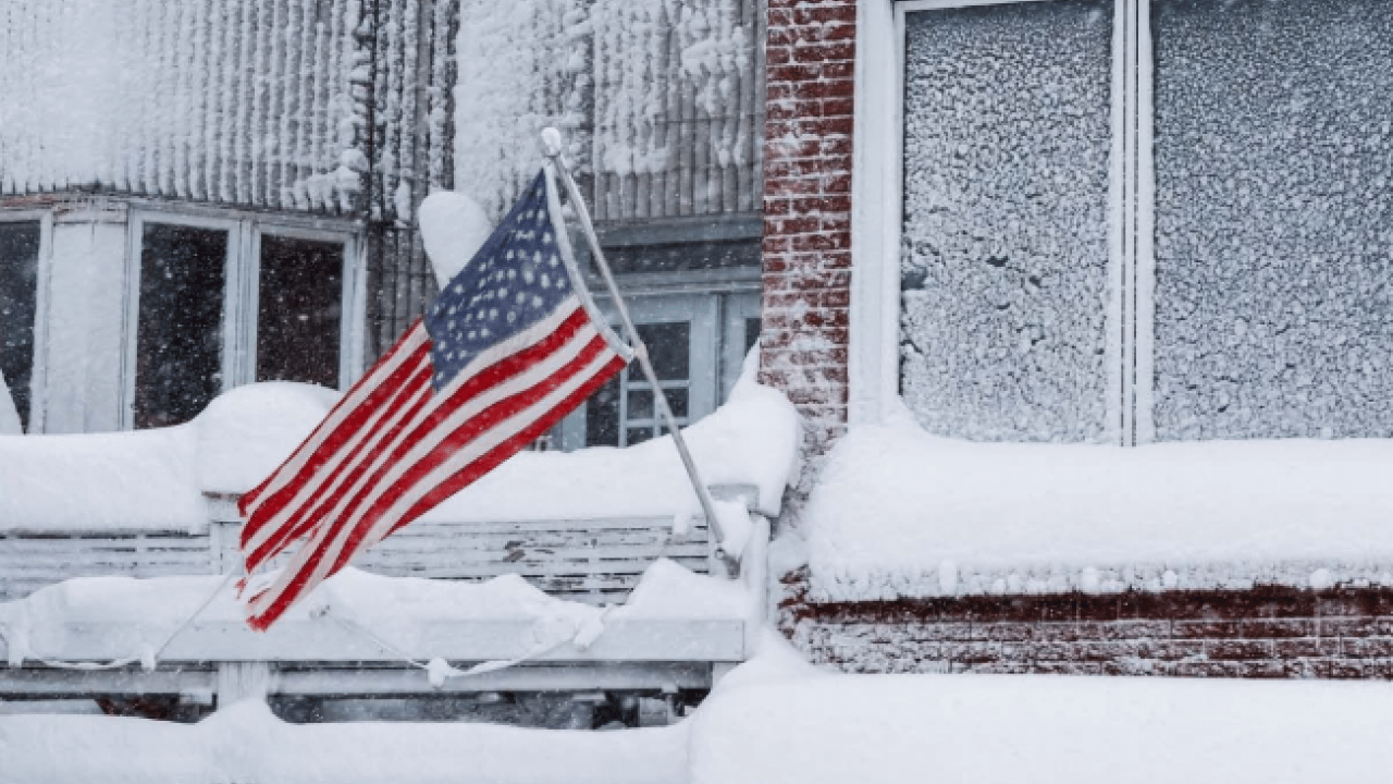 Foto - ABD’de kar fırtınası sürüyor! Kar kalınlığı 94 santimi buldu! 5 binden fazla uçuş iptal