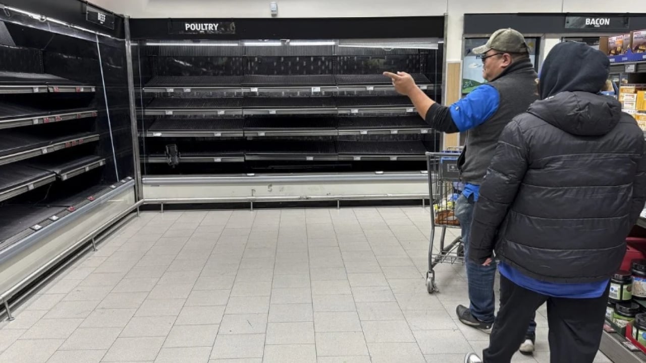 Foto - ABD'de korku tavan yaptı: Marketlerde raflar bomboş kaldı!