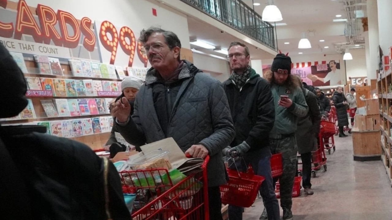 Foto - ABD'de korku tavan yaptı: Marketlerde raflar bomboş kaldı!