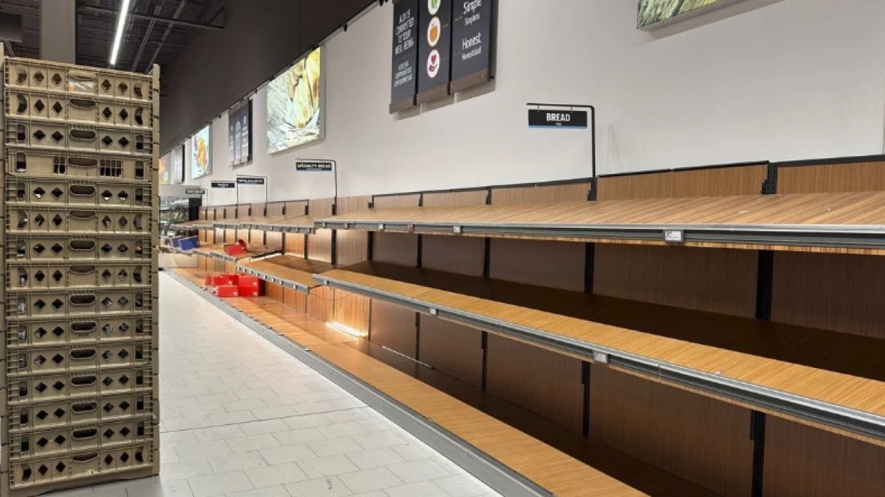 Foto - ABD'de korku tavan yaptı: Marketlerde raflar bomboş kaldı!