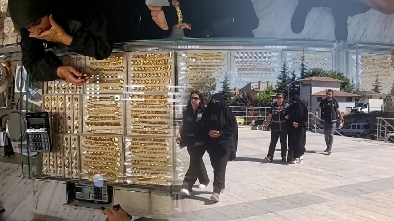 Aç gözlü sahte gelin 1 milyonluk altınla kaçarken yakalandı! Damadın telefonunu bile çalmış! 