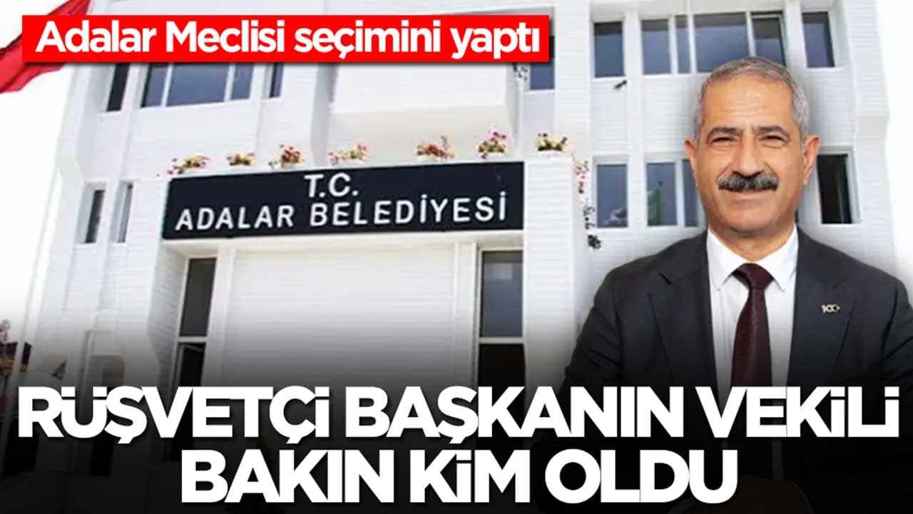 Adalar Meclisi seçimini yaptı: Rüşvetçi başkanın vekili bakın kim oldu