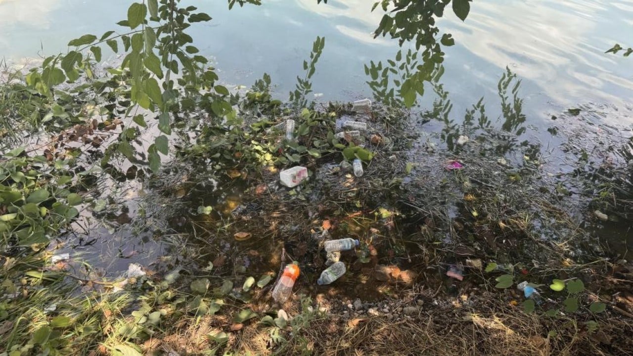 Foto - Adana’da Seyhan Nehri ve çevresindeki kirliliğe vatandaştan tepki! Nehirde pislik kol geziyor