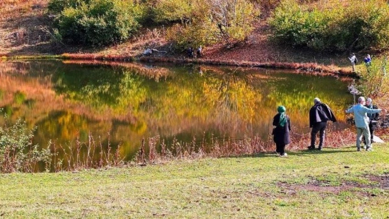 Foto - Adeta insan gözünü andırıyor! Şavşat'ın gözü havadan görüntülendi