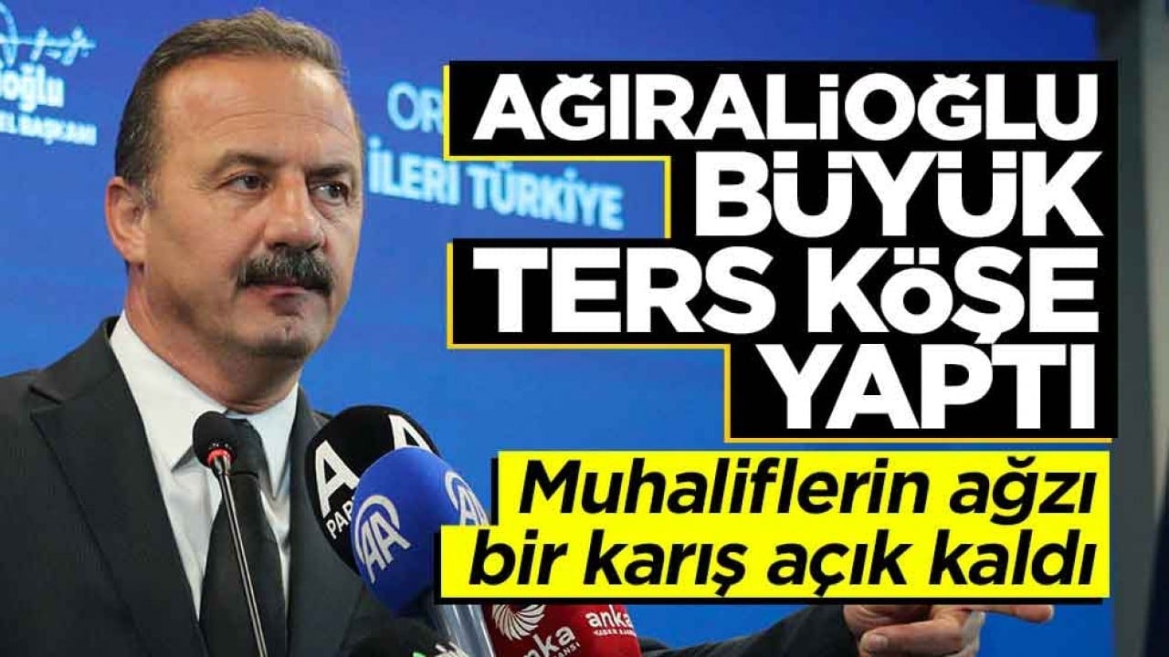 Ağıralioğlu yine ters köşe yaptı! Muhaliflerin ağzı bir karış açık kaldı
