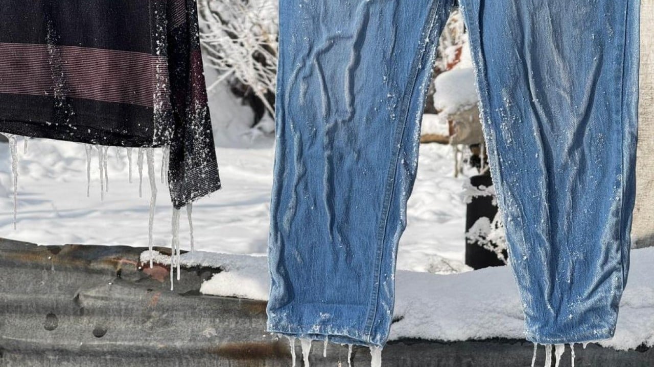 Foto - Ağrı eksi 24 ile buz kesti