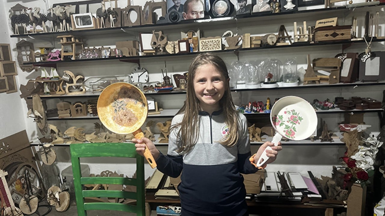 Foto - Ahşap atıklar maharetli ellerde sanata dönüşüyor