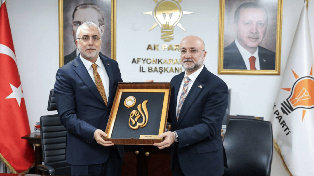 AK Parti Afyonkarahisar, Bakan Vedat Işıkhan'ı ağırladı