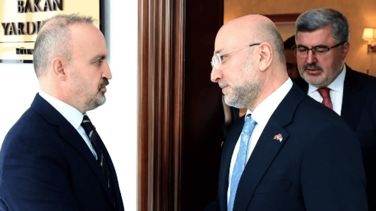 Foto - AK Parti Afyonkarahisar heyetinden İçişleri Bakanlığı'na ziyaret...