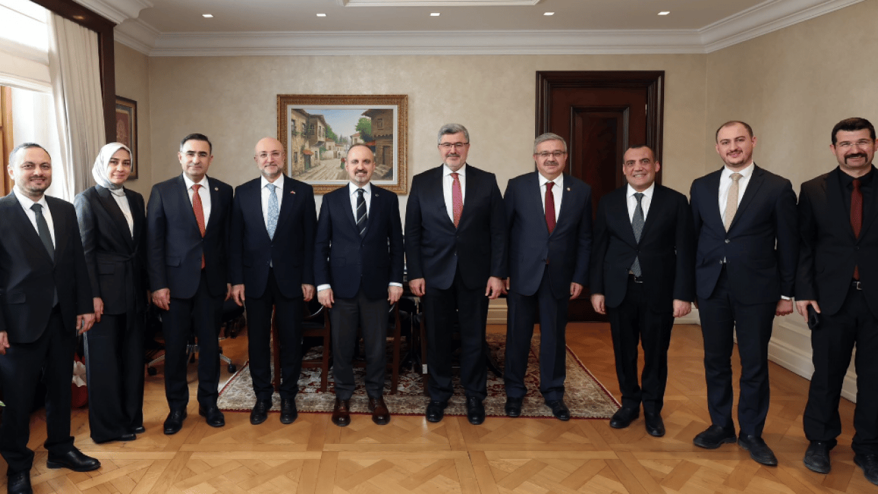 Foto - AK Parti Afyonkarahisar heyetinden İçişleri Bakanlığı'na ziyaret...