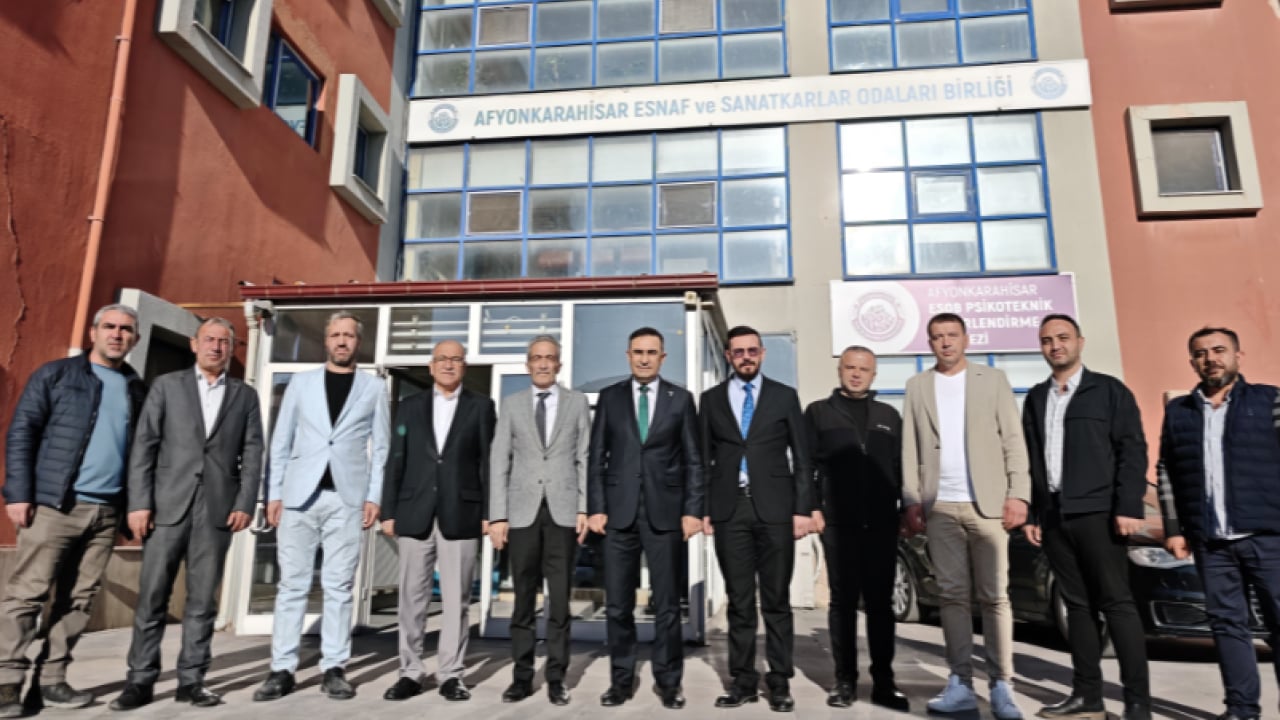 Foto - AK Parti Afyonkarahisar Milletvekili Dr. Hasan Arslan’dan Esnaf Odaları Ziyaretleri 