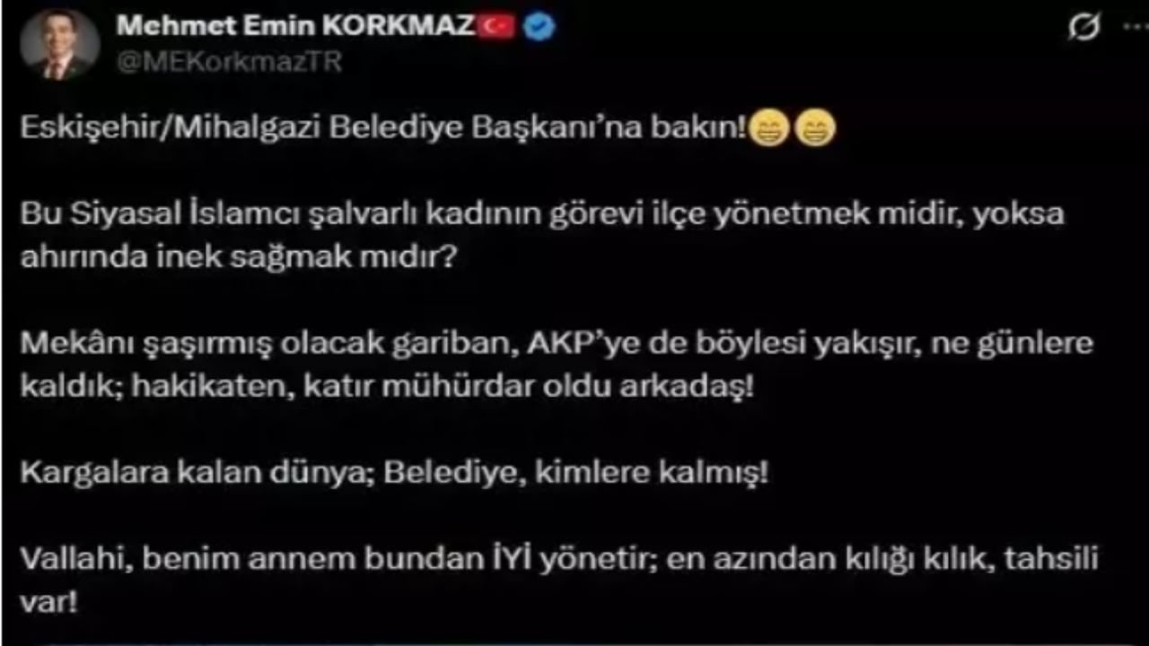 Foto - AK Partili belediye başkanına kıyafeti üzerinden alçakça sözler! Tepki üstüne tepki yağıyor 