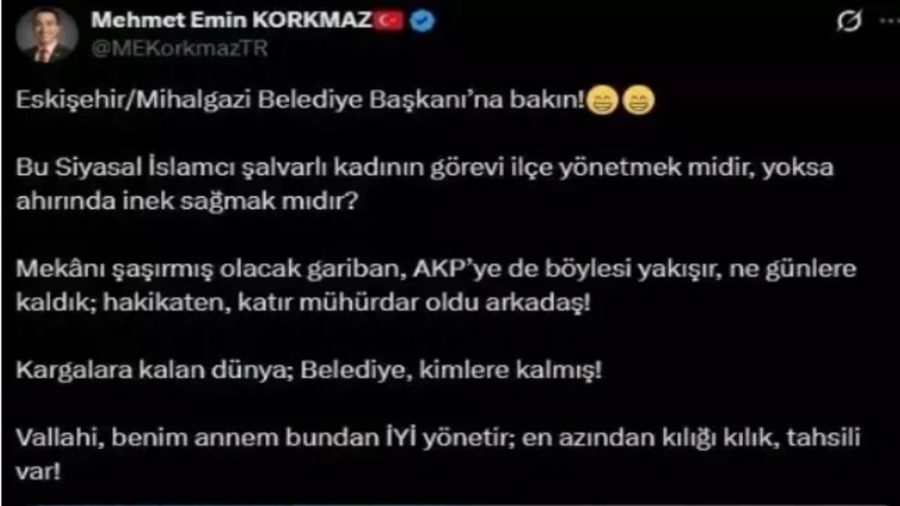 Foto - AK Partili belediye başkanının kıyafetine dil uzatan İYİ Partili hadsiz paketlendi