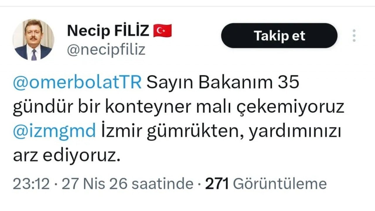 Foto - AK Partili isim bakana çağrı yaptı: Sayın Bakanımız yardımınızı arz ediyoruz