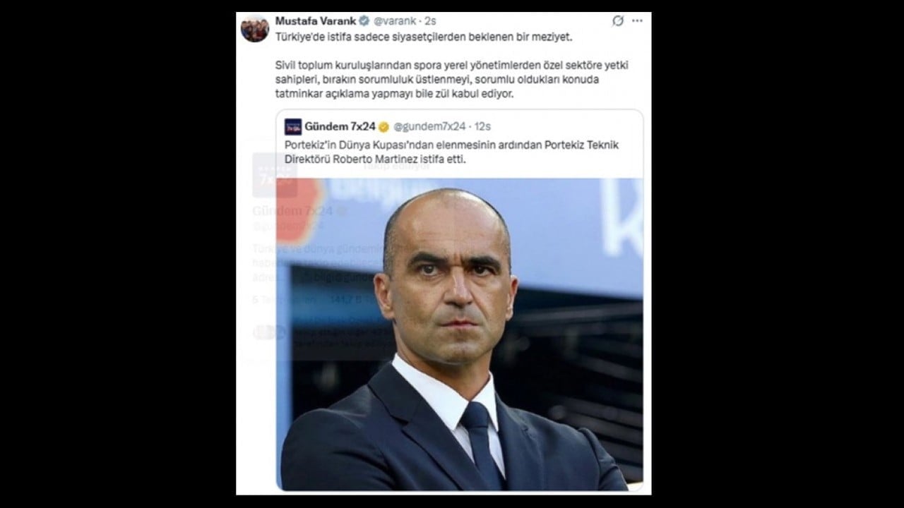 Foto - AK Partili vekilden manidar paylaşım! TFF Başkanı ve Montella’ya üstü kapalı istifa çağrısı