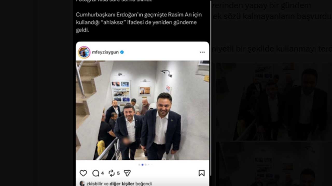 Foto - AK Parti'ye geçen Rasim Arı'dan el hareketi açıklaması: Hakikat eninde sonunda bütün yapaylıkların önüne geçer