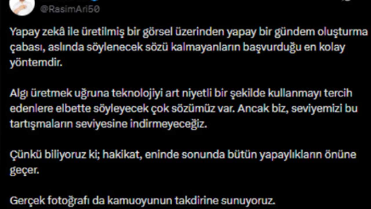 Foto - AK Parti'ye geçen Rasim Arı'dan el hareketi açıklaması: Hakikat eninde sonunda bütün yapaylıkların önüne geçer