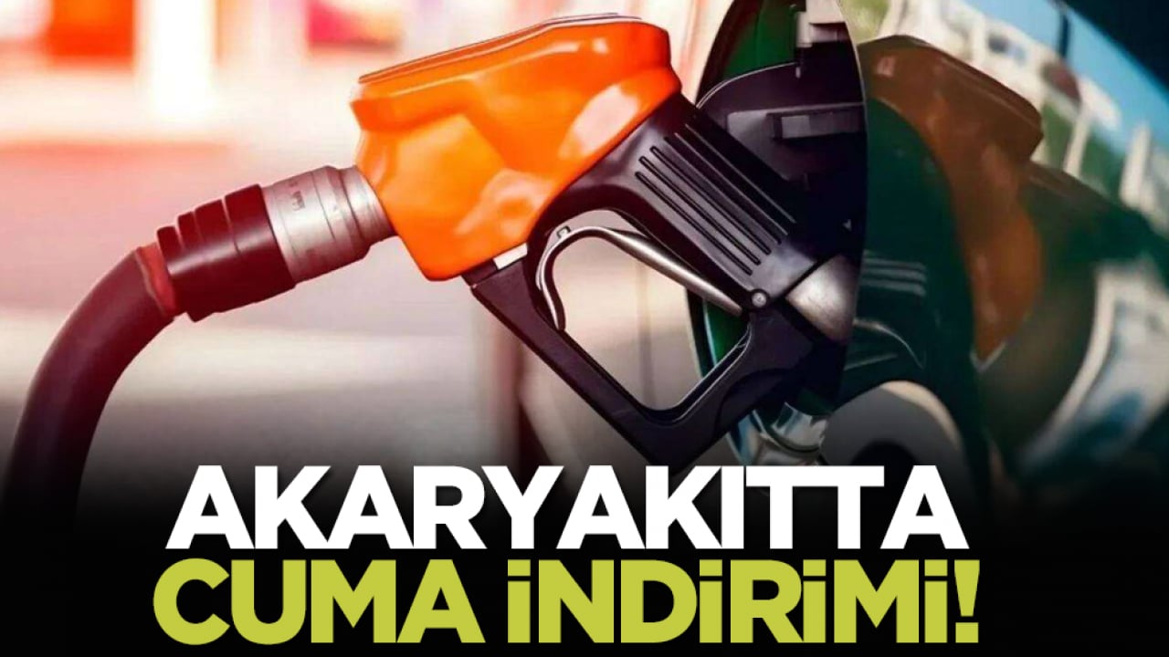 Akaryakıtta cuma indirimi!