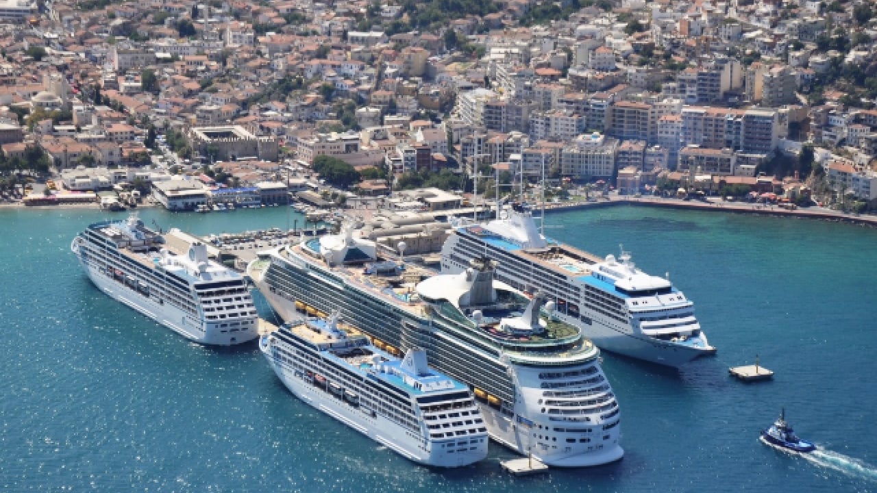 Foto - Akın akın geliyorlar: Kruvaziyerde rekor kırıldı!