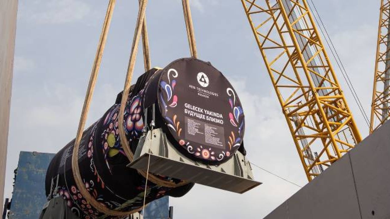 Foto - Akkuyu’nun kalbi tamamlandı: 4. Güç Ünitesi reaktör basınç kabı tesise ulaştı