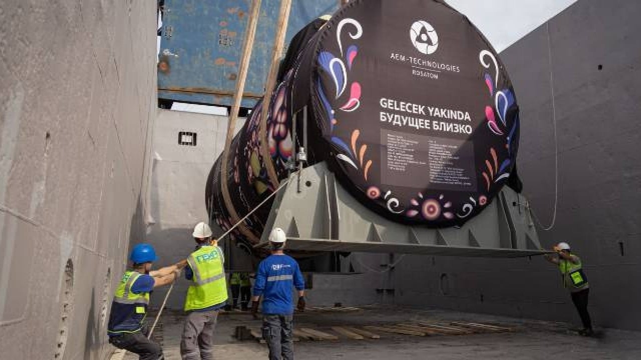 Foto - Akkuyu’nun kalbi tamamlandı: 4. Güç Ünitesi reaktör basınç kabı tesise ulaştı