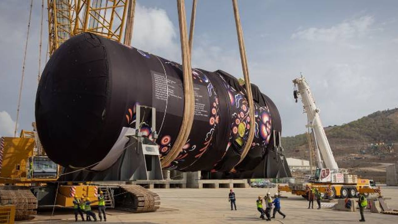 Foto - Akkuyu’nun kalbi tamamlandı: 4. Güç Ünitesi reaktör basınç kabı tesise ulaştı