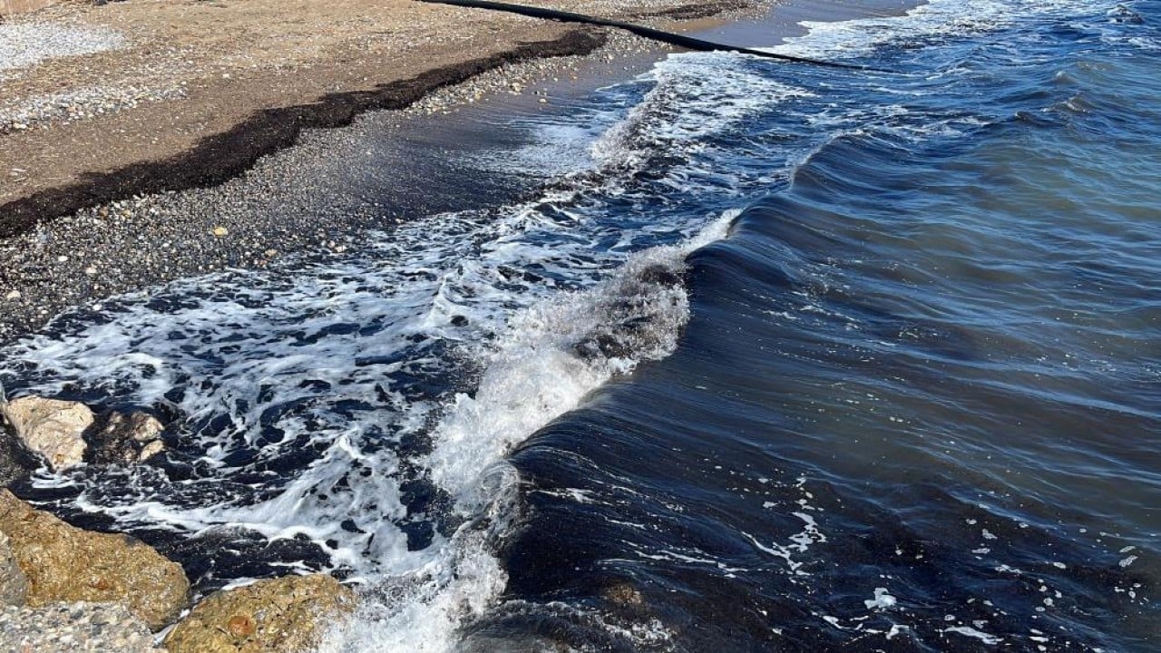 Foto - Alanya sahilinde denizdeki siyah tabaka korkuttu