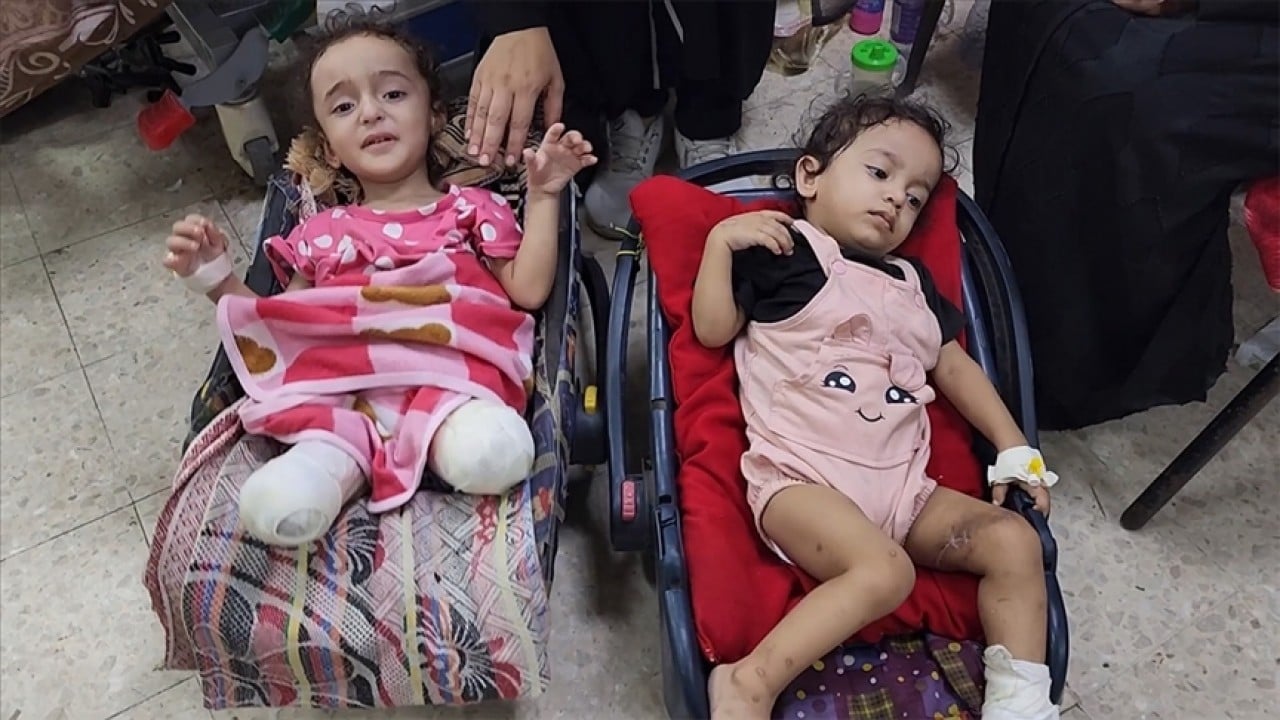 Foto - Alçak Siyonist çocukları talim için hedef yapmış