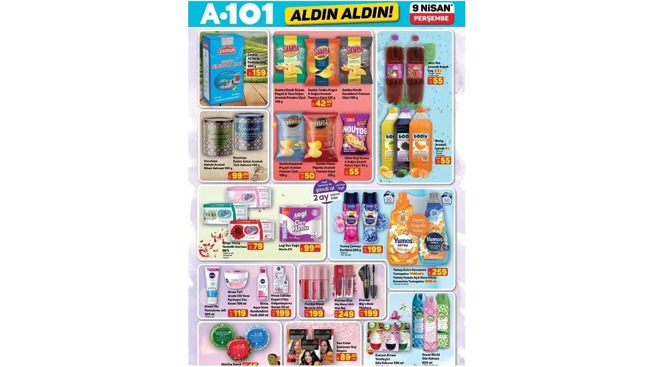 Foto - Aldın Aldın afişinde bu hafta neler var neler! A101’de 9 Nisan 2026 Perşembe günü indirim rüzgarı