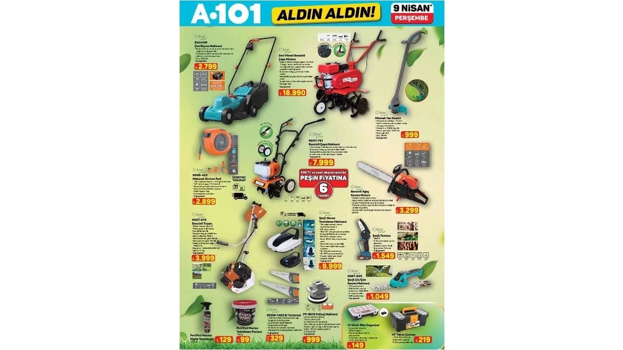 Foto - Aldın Aldın afişinde bu hafta neler var neler! A101’de 9 Nisan 2026 Perşembe günü indirim rüzgarı