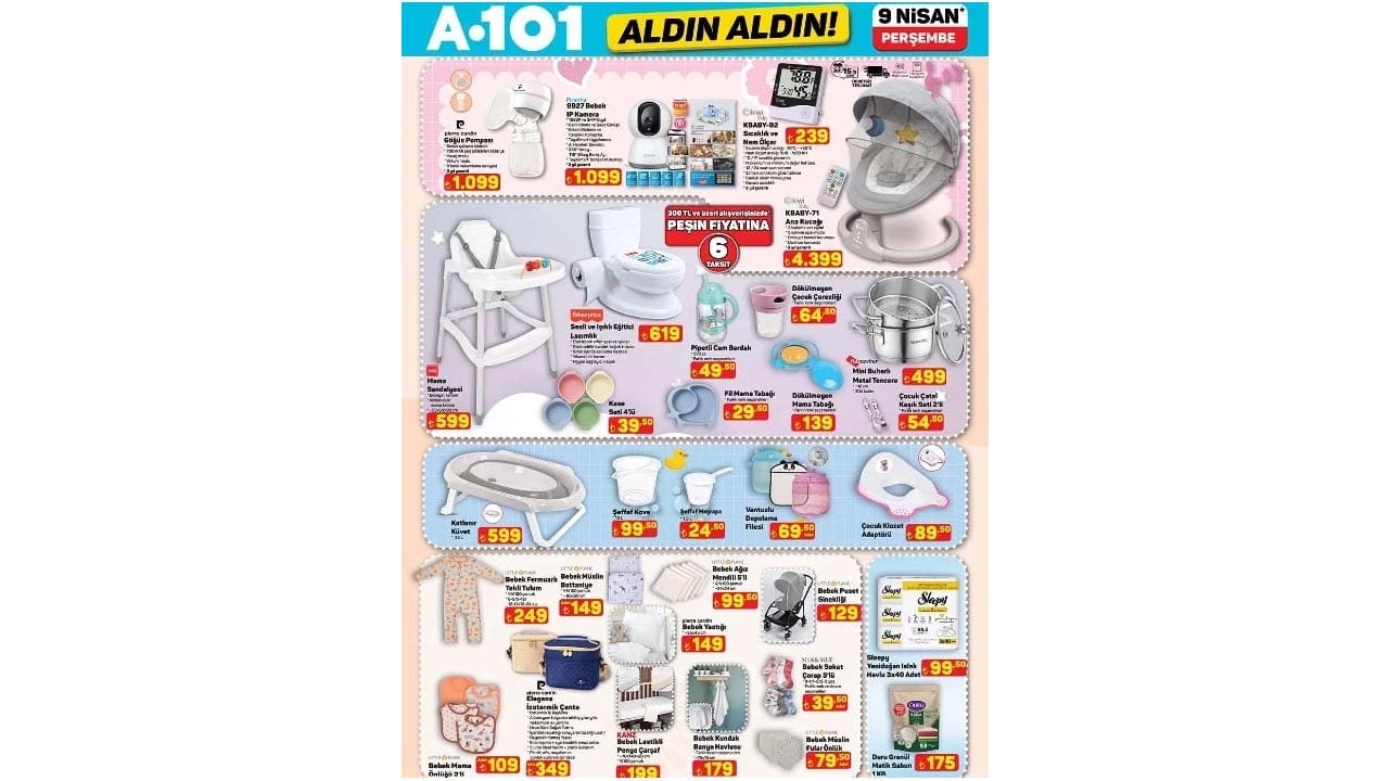 Foto - Aldın Aldın afişinde bu hafta neler var neler! A101’de 9 Nisan 2026 Perşembe günü indirim rüzgarı