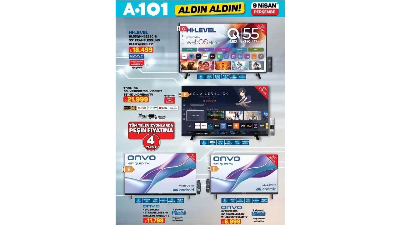 Foto - Aldın Aldın afişinde bu hafta neler var neler! A101’de 9 Nisan 2026 Perşembe günü indirim rüzgarı