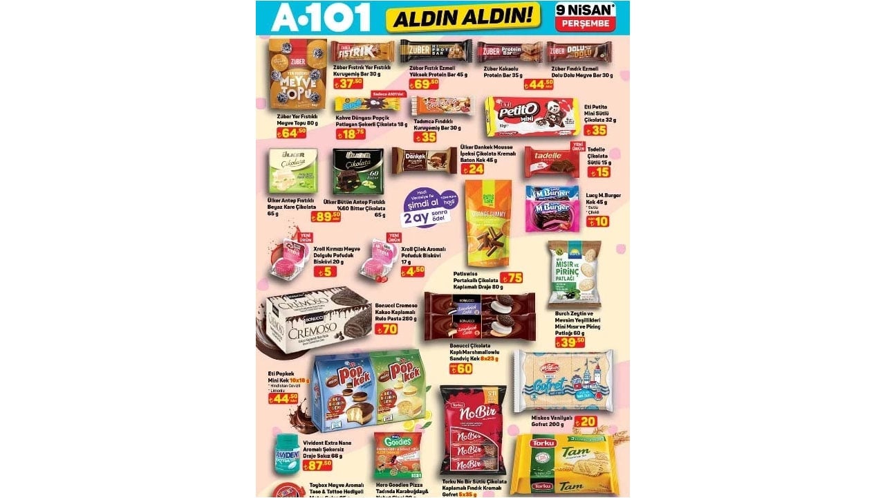 Foto - Aldın Aldın afişinde bu hafta neler var neler! A101’de 9 Nisan 2026 Perşembe günü indirim rüzgarı