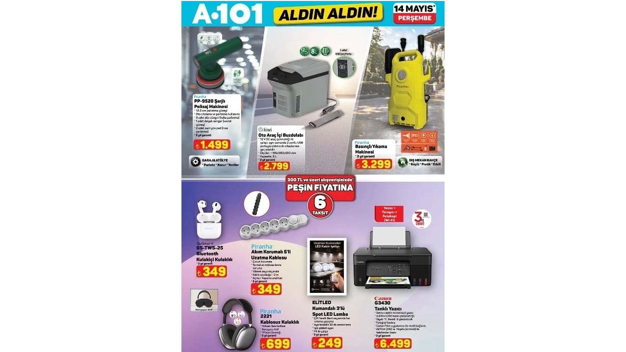 Foto - Aldın Aldın kataloğunda bu hafta neler var? A101’de 14 Mayıs 2026 fırsat rüzgarı belli oldu