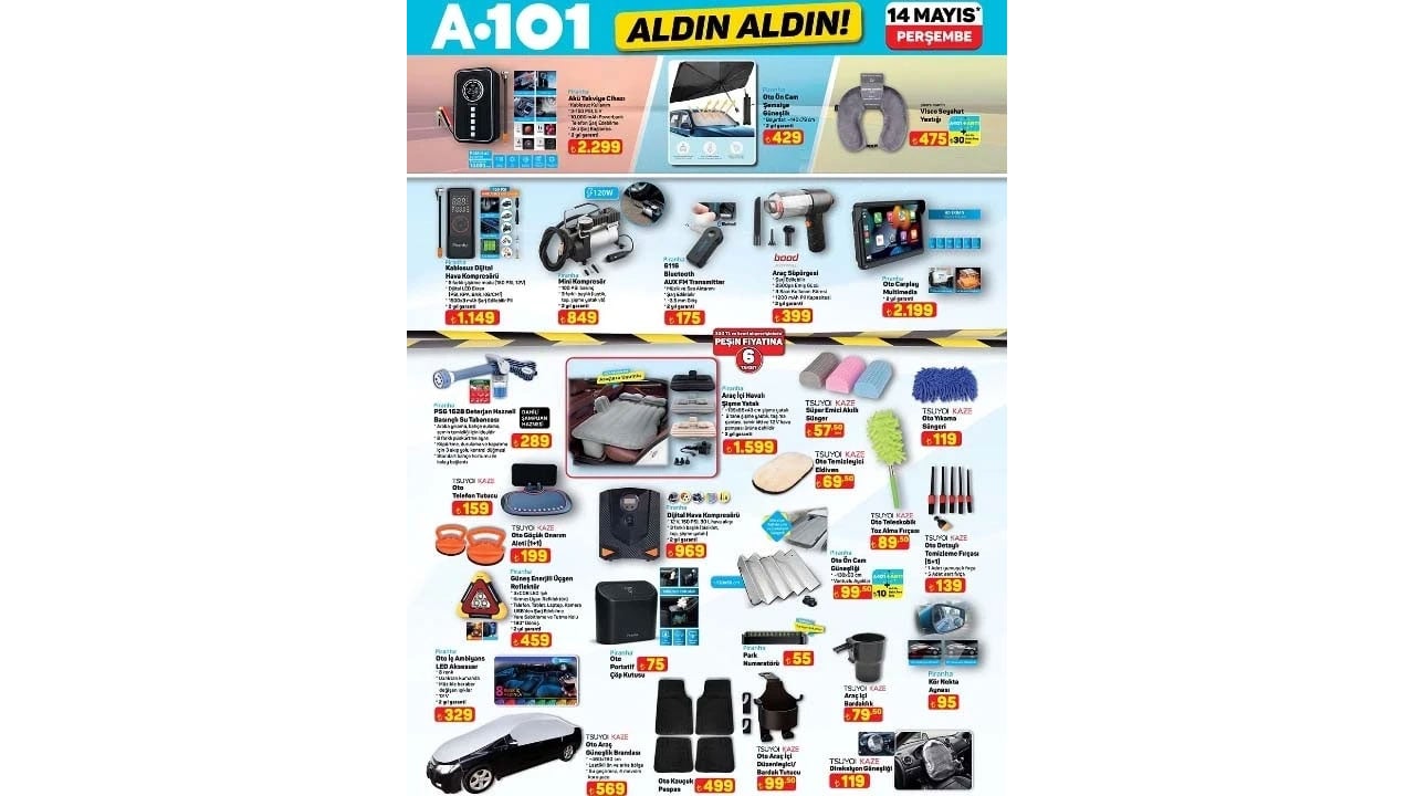 Foto - Aldın Aldın kataloğunda bu hafta neler var? A101’de 14 Mayıs 2026 fırsat rüzgarı belli oldu