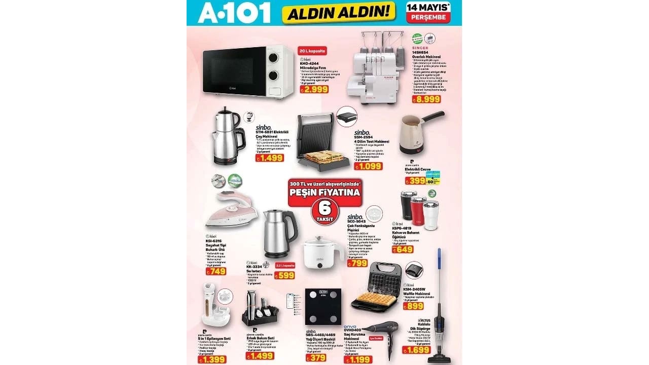Foto - Aldın Aldın kataloğunda bu hafta neler var? A101’de 14 Mayıs 2026 fırsat rüzgarı belli oldu