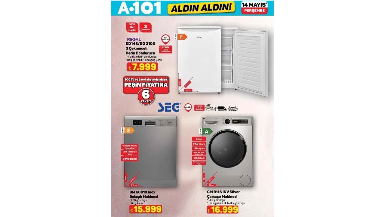 Foto - Aldın Aldın kataloğunda bu hafta neler var? A101’de 14 Mayıs 2026 fırsat rüzgarı belli oldu