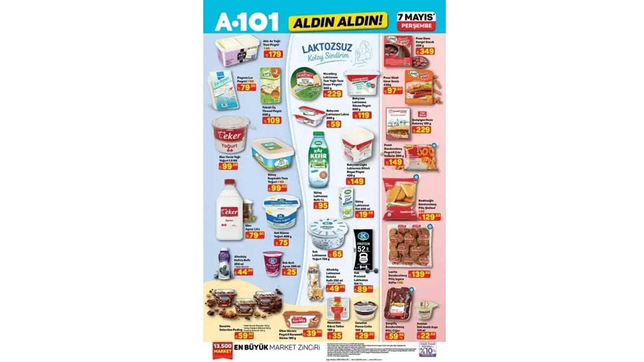 Foto - Aldın Aldın listesi indirimlere doyuracak! A101’de 7 Mayıs 2026 kataloğu belli oldu