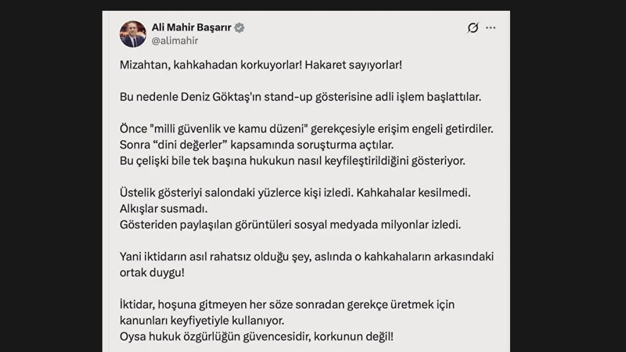Foto - Ali Mahir Başarır’dan mizah dansözlüğü: Alevilere olunca öyle Kur’an-ı Kerim’e olunca böyle