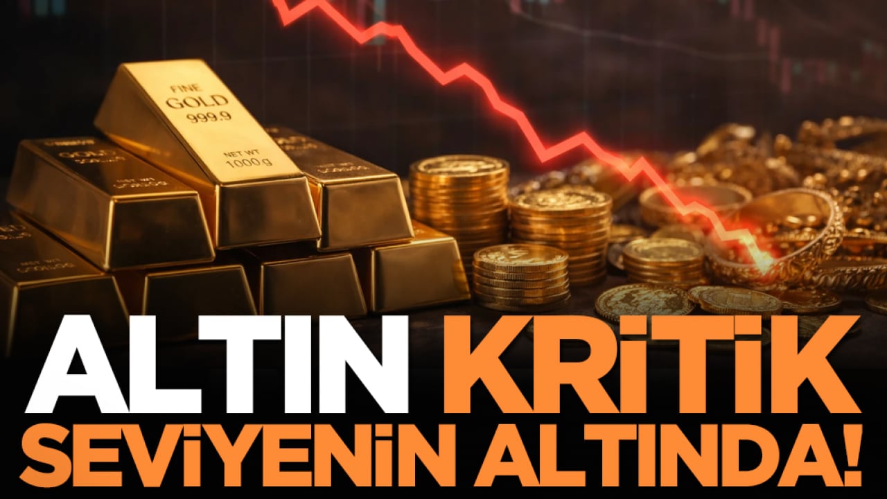 Altın kritik seviyenin altında!