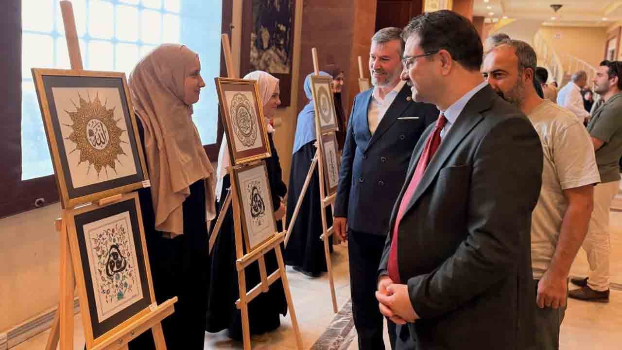 Foto - Altın motifler görücüde: Tezhip sanatı hayran bıraktı
