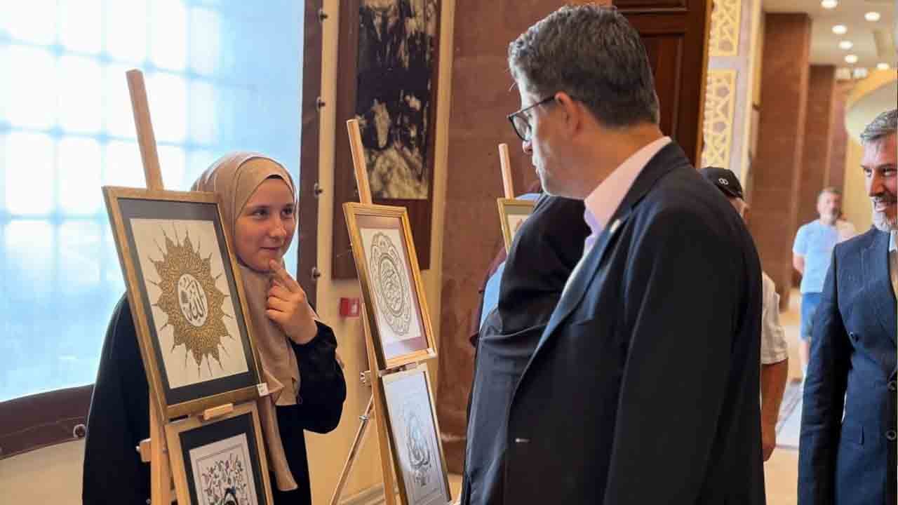 Foto - Altın motifler görücüde: Tezhip sanatı hayran bıraktı