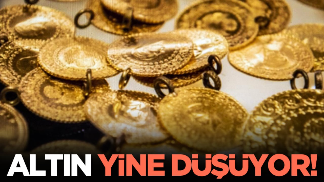 Altın yine düşüyor!