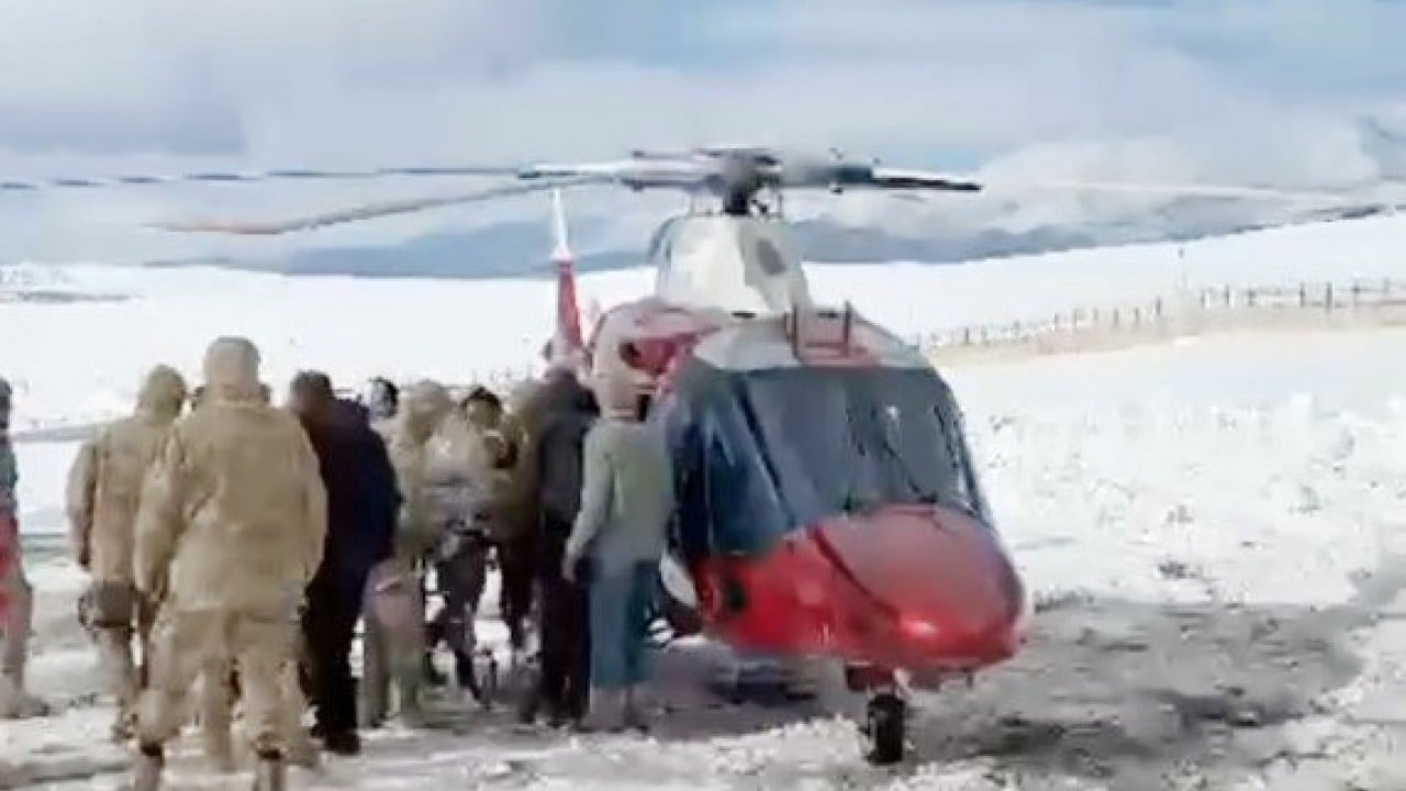 Foto - Ambulans helikopter yenidoğan bebek için havalandı