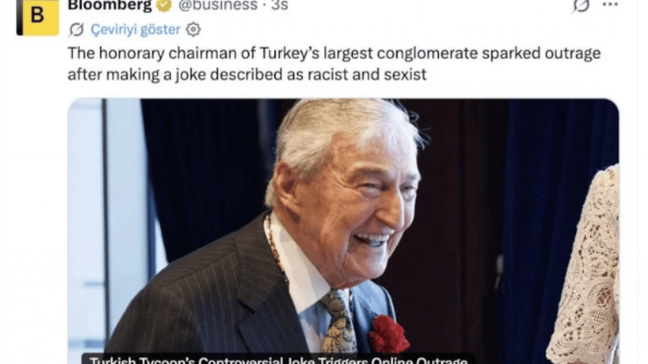 Foto - Amerikalı ortakları bu skandala kayıtsız kalmadı! Rahmi Koç'un Irkçı ve seksist rezil şakası dünya gündeminde