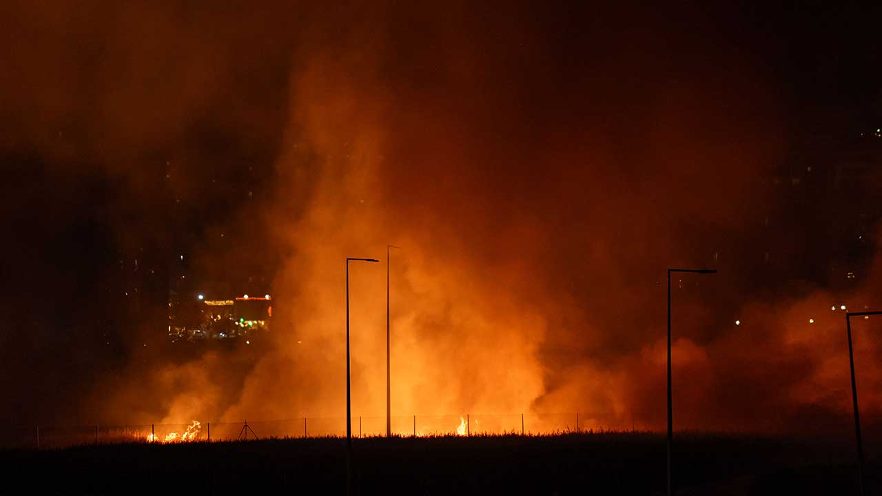 Foto - Ankara'da geceyi alevler aydınlattı